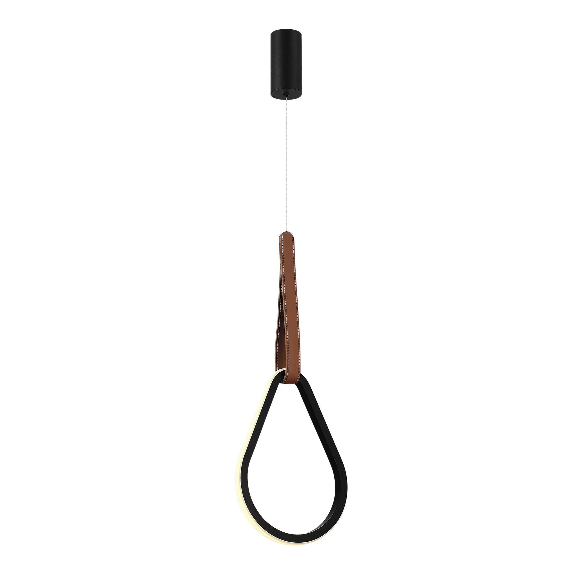 SL6131.413.12 Светильник подвесной ST-Luce Черный/Черный, Терракотовый LED 1*12W 4000K SHAPE