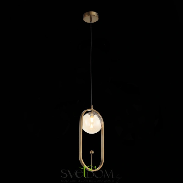 SL1201.203.01 Подвес ST-Luce Бронзовый/Коньячный G9 1*5W CIRCONO