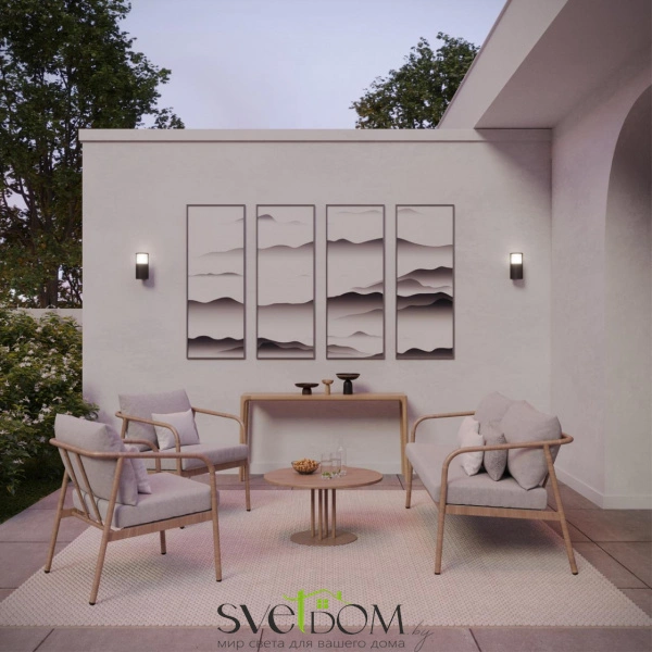 370991 STREET NT25 000 черный Светильник ландшафтный IP54 E27 max 25W 100-240V COSTAS