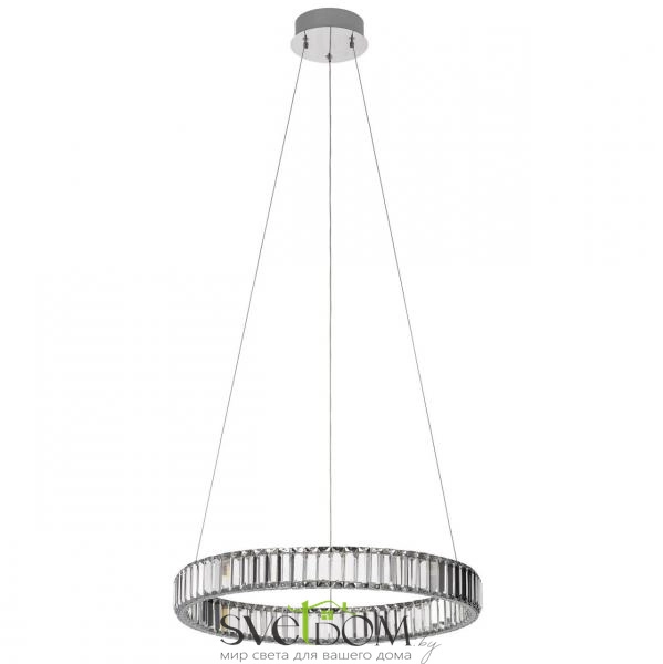 Citilux Чезаре CL338161 LED Люстра хрустальная с пультом Хром