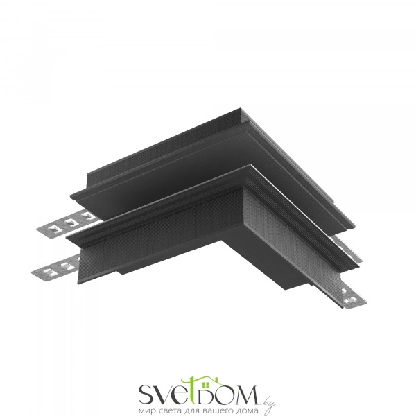 Коннектор внешний Exility встраиваемый под ГКЛ 12,5мм, черный TRA034CO-42.12B