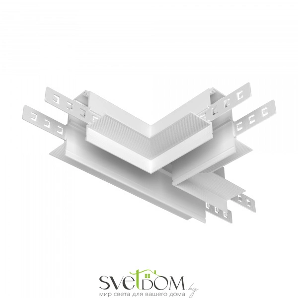 Коннектор Т-образный Exility встраиваемый под ГКЛ 9,5мм, белый TRA034CT-42W