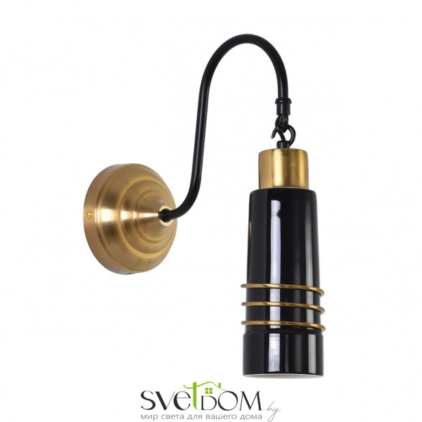 8361/1W MODERNI LN26 523 золото/черный металл/керамика Бра E27 60W 220V LILO