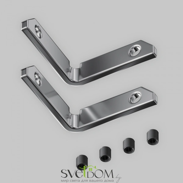 Комплект уголков вертикальных (2соединителя + 4 винта) для профиля TRA034ICL-MP-1