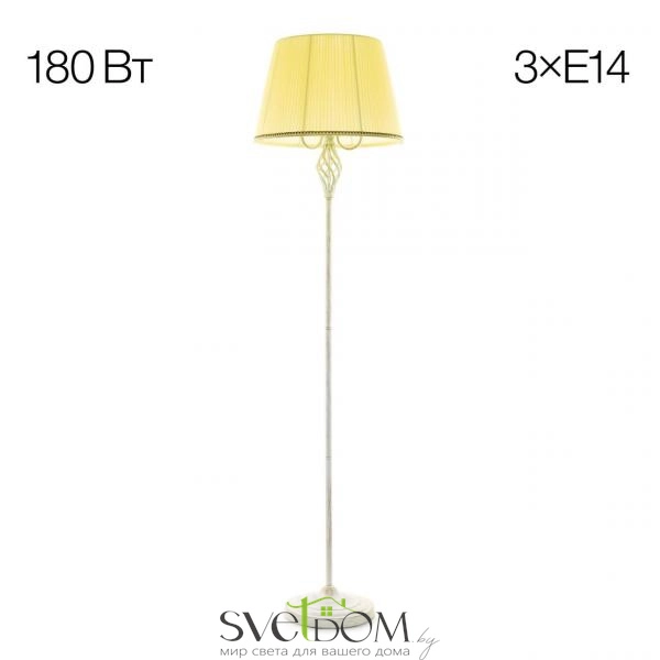 Citilux Вена CL402923 Торшер патина с кремовым абажуром