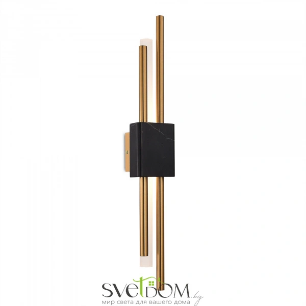 SL6116.341.02 Бра ST-Luce Латунь/Латунь, Черный LED 2*3W 3000K BRIGHTON