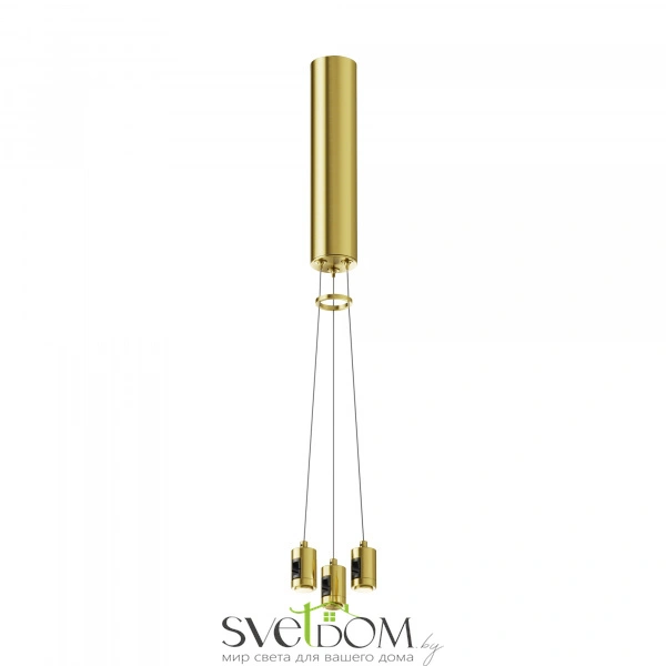 Подвесной набор с основанием под блок питания для круглого шинопровода Flarity латунь TRA154SW-BB-R-BS