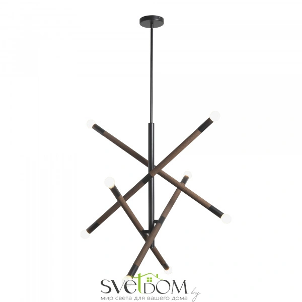 SL6226.403.08 Светильник подвесной ST-Luce Черный, Коричневый E14 8*40W CORK