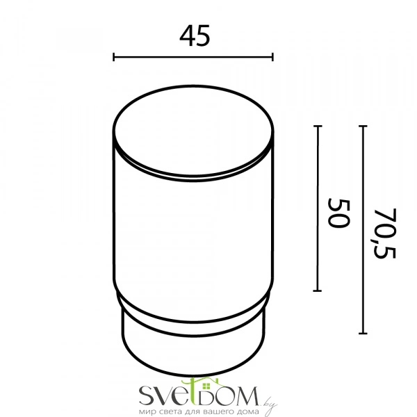 Матовый рассеиватель для Focus Led 5Вт RingMAcr-5-W