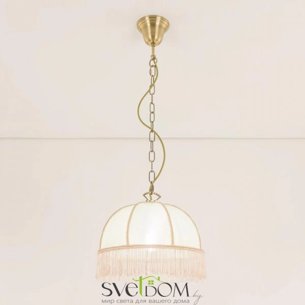 Citilux Базель CL407111 Подвесной светильник с бежевым абажуром