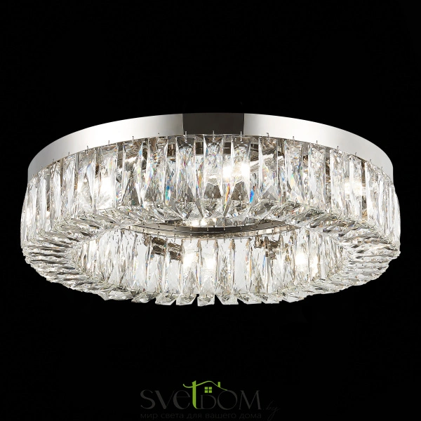 SL1226.102.08 Люстра потолочная ST-Luce Никель/Прозрачный E14 8*40W Rifrazio