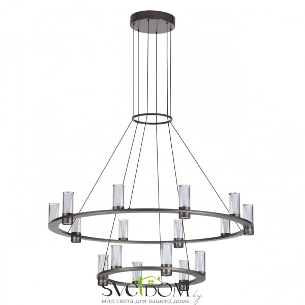 7143/110L HIGHTECH ODL26 513 светильник черный gun powder/акрилл/металл IP20 LED 93W 5960Лм 3000K 220V DEFANCE