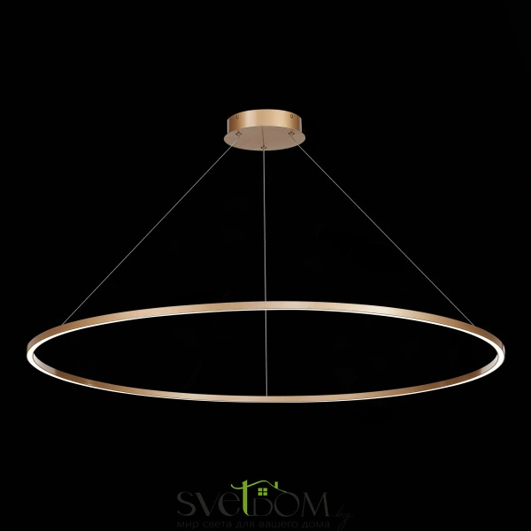 ST605.203.57 Cветильник подвесной SMART ST-Luce Золотистый/Белый LED 1*57W 2800-6500K Подвесные светильники