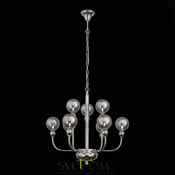 SL552.103.09 Люстра подвесная ST-Luce Никель/Дымчатый G9 9*5W FUNHI