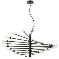 Lightstar 733247 Люстра RAGNO 24х40W G9 ЧЕРНЫЙ МАТОВЫЙ