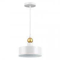 4090/1 PENDANT ODL19 377 белый/золотой Подвес Е27 1*40W BOLLI