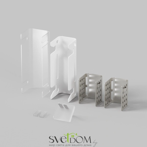 Двусторонний коннектор питания для гибкого неона 17x12 мм