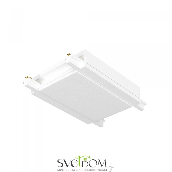 Коннектор питания прямой Radity белый TRA084C-11W