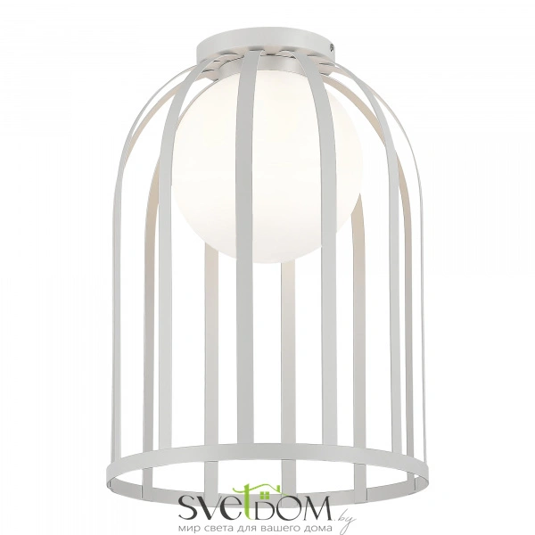 SL6129.502.01 Светильник потолочный ST-Luce Белый/Белый E27 1*60W NORDIC