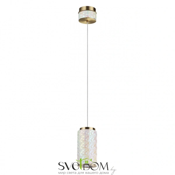 5454/5L L-VISION ODL_EX26 011 светлая бронза/жемчужный/металл/керамика/акрил Подвес LED 5W 3000K LULU