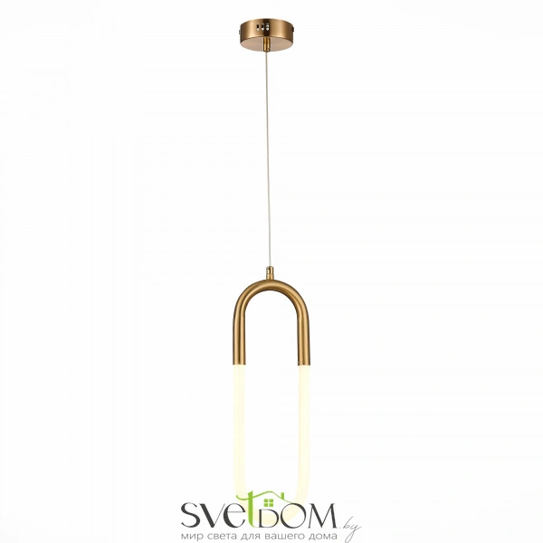 SL1579.303.01 Подвес ST-Luce Латунь/Латунь, Белый LED 1*14W 3000K MOFISTO