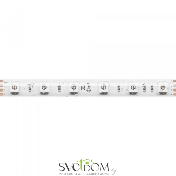 Светодиодная лента Base 24В 5050 14,4Вт/м RGB 5м IP 65 201198