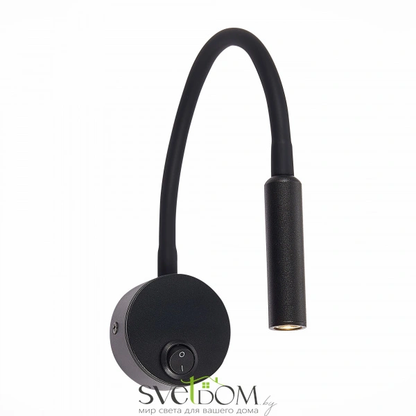 ST653.431.01 Светильник настенный ST-Luce Черный/Черный LED 1*3W 3000K Настенные светильники