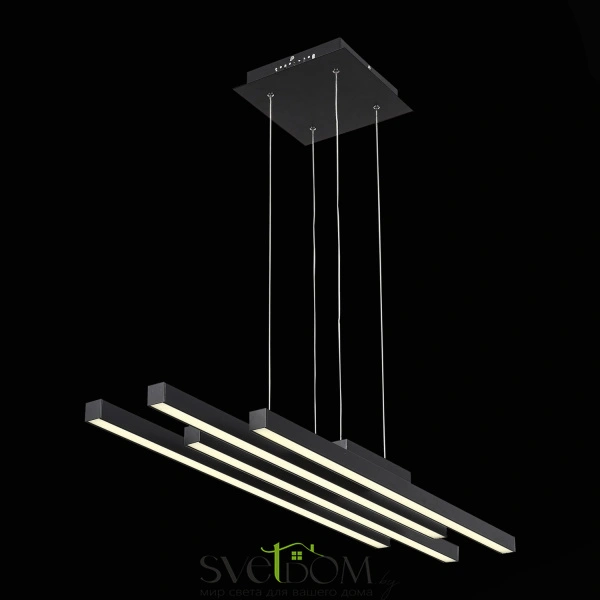 SL933.403.04 Люстра подвесная ST-Luce Черный/Белый,Черный LED 1*38W 3000K/4000K/6000K SAMENTO