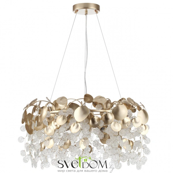 5104/8 CLASSIC ODL26 633 металл/стекло Люстра E14 8*40W 220В IP20 COINS