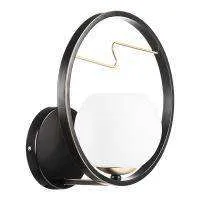 Lightstar 762617 Бра ENNA 1х40W E14 ЧЕРНЫЙ/ЗОЛОТО