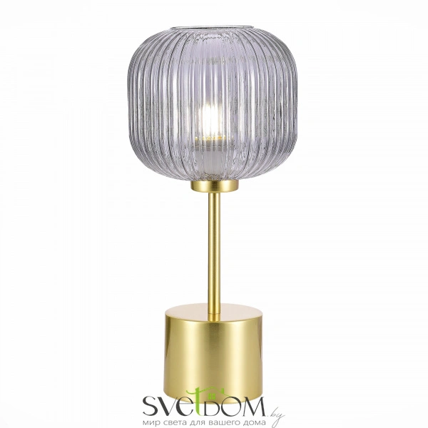 SL1154.304.01 Прикроватная лампа ST-Luce Латунь/Дымчатый E27 1*60W GRAN