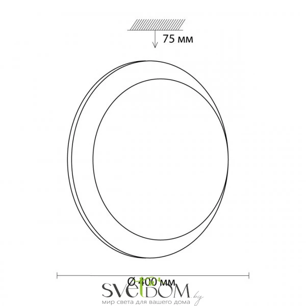 Настенно-потолочные светильники  3003/DL от Магазина Svetdom.by