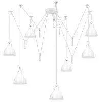 Lightstar 761076 Люстра ACROBATA 7х40W E14 БЕЛЫЙ