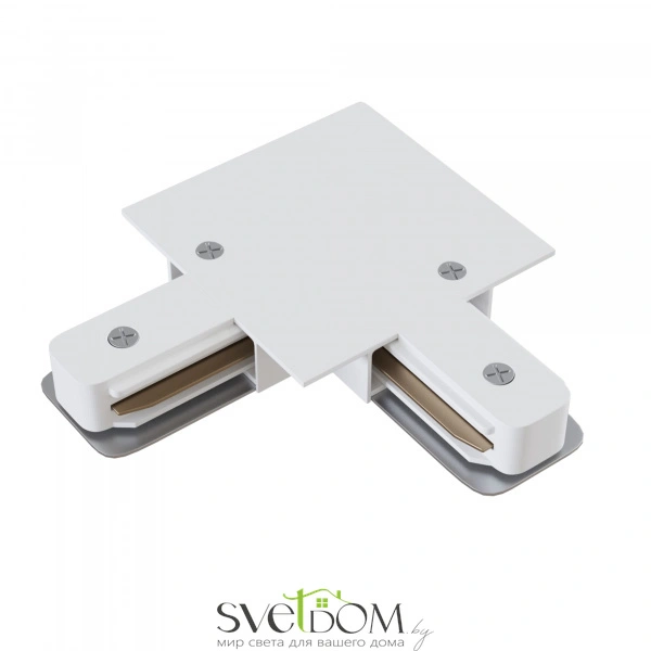 Коннектор L-образный Unity встраиваемый белый TRA002CL-11W