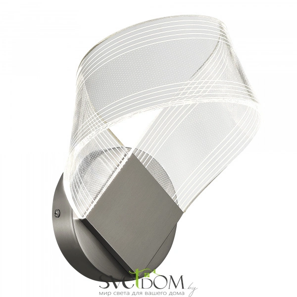 SL6235.101.04 Светильник настенный ST-Luce Никель/Прозрачный LED 1*4W 4000K FAIRY