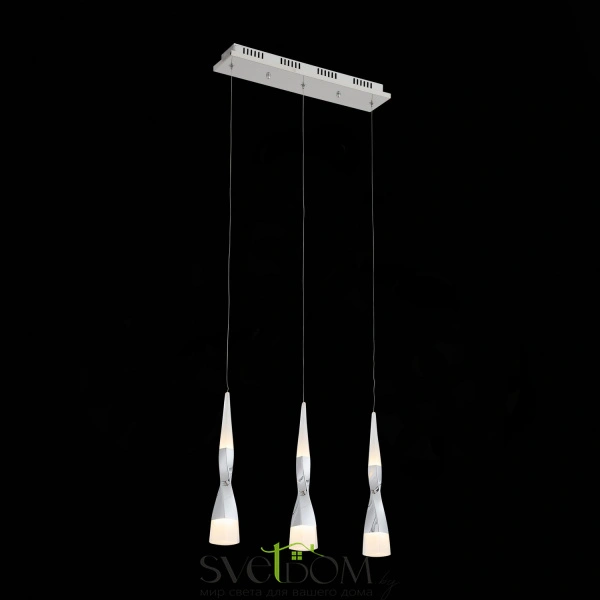 SL405.103.03 Светильник подвесной ST-Luce Хром/Хром, Белый LED 3*7W 3000K BOCHIE