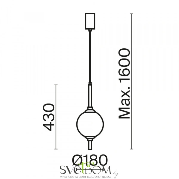 Подвесной светильник Maytoni Z020PL-L6B3K