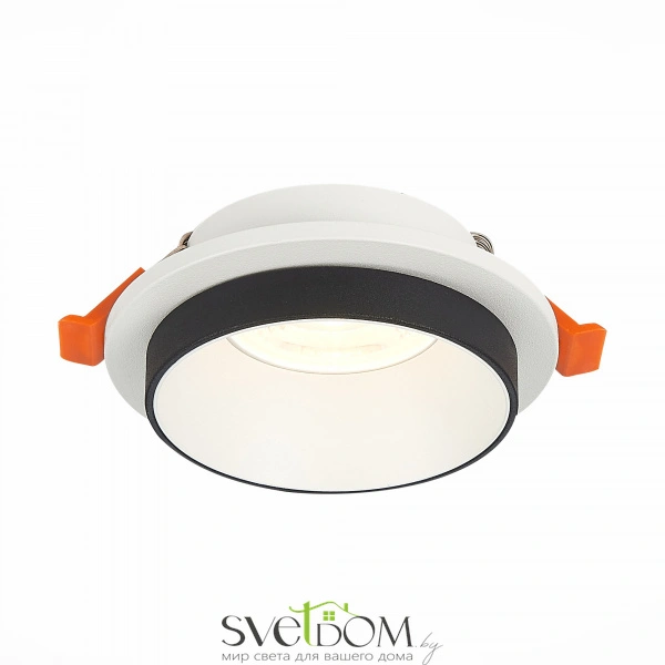 ST206.508.01 Св-к встр. Белый GU10 1*50W  D92xH38 220V Без ламп Встраиваемые светильники