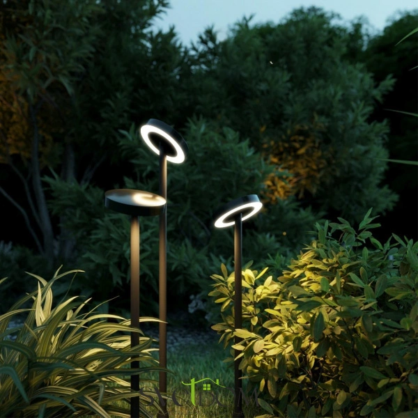 7189/6GLA NATURE ODL26 Ландшафтный светильник поворотн. черный/металл IP65 LED 6W 3000K 110° 220V-240V DISC