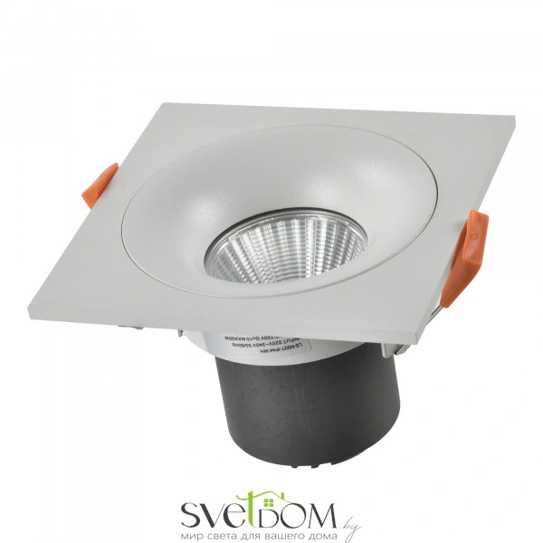 ST259.548.10 Св-к встр. Белый LED 1*10W 4000K 700Lm Ra>90 60° IP44 L100xW100xH40 85-265V Встраиваемые светильники