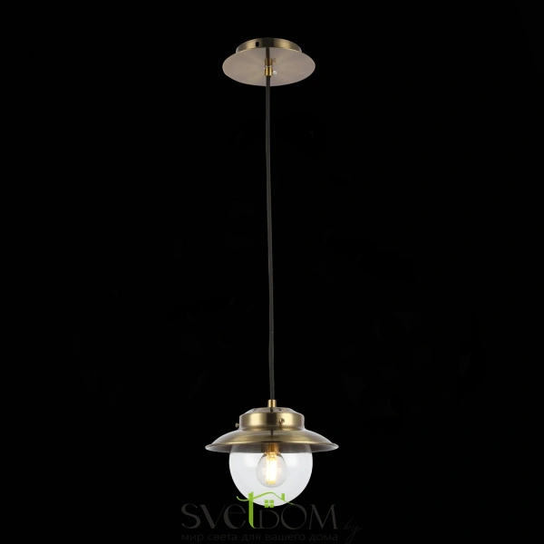 SLE110103-01 Подвес Античная бронза/Прозрачный E14 1*40W GARONNI