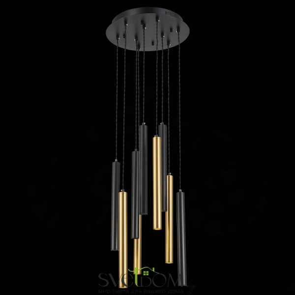 ST153.443.27 Светильник подвесной Черный LED 1*27W 4000K 2 295Lm Ra  IP20 D350xH1 500 180-240V Подвесные светильники