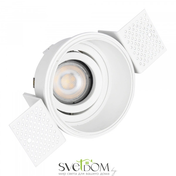 ST262.508.01 Св-к встр. Белый GU10 1*50W IP20 D91,5xH5,2 220V Без ламп Встраиваемые светильники