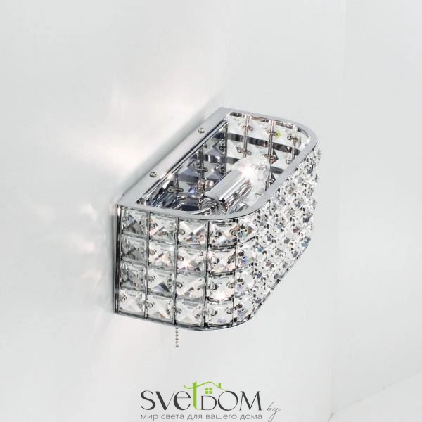 Citilux Портал CL324401 Бра хрустальное с выключателем Хром