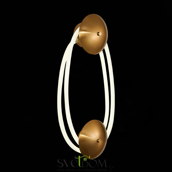 SL6102.321.30 Светильник настенный ST-Luce Латунь/Белый LED 1*30W 4000K SAGRATO