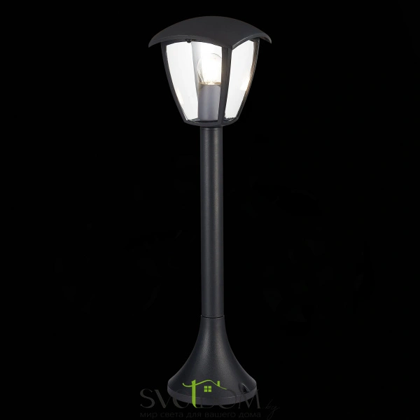 SL081.405.01 Светильник уличный наземный ST-Luce Черный/Черный, Прозрачный E27 1*40W SIVINO