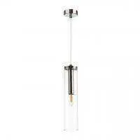 4695/1 PENDANT ODL20 341 хром/прозрачный Подвес E14 1*40W KLUM