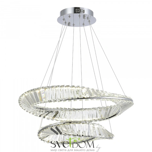 SL6204.101.02 Светильник подвесной ST-Luce Хром/Прозрачный LED 1*52W 4000K RITORTO