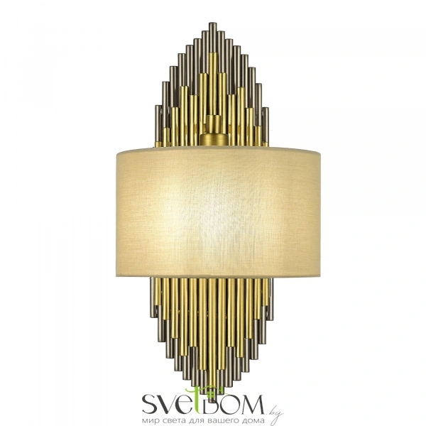 SL1638.301.01 Светильник настенный ST-Luce латунь / серый E14 1*42W GLORIA