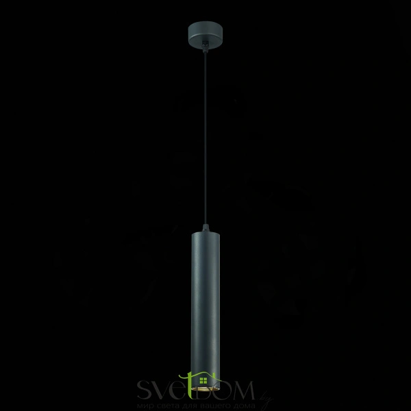 ST151.403.01 Светильник подвесной Черный GU10 1*50W  IP20 D54xH290 220V Без ламп Подвесные светильники